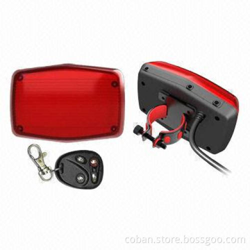 Durable Motorcycle GPS Trackers, Bracket Tail Light Shape, Built-in GSM